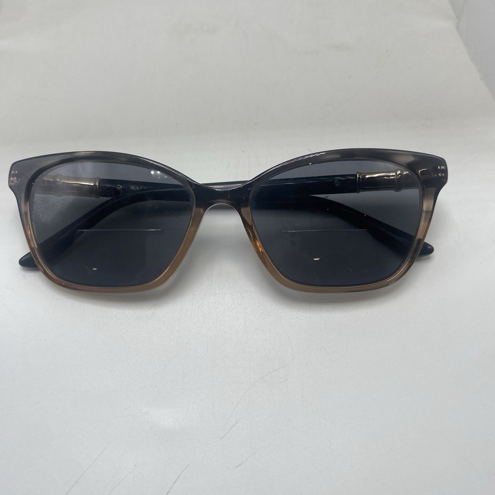 Badgley Mischka Sunglasses Women FRAME ONLY Cat Eye Black Brown 649 - Picture 3 of 15